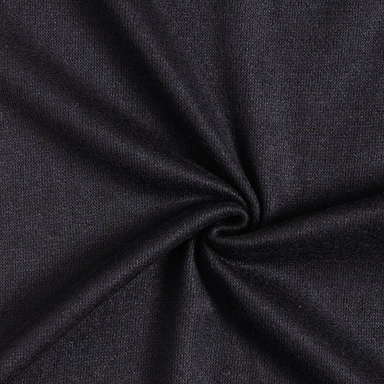 Knit Fabric Viscose Blend Plain – black,  image number 1