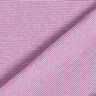 Ribbing Tubular fabric narrow stripes – red lilac/white | Remnant 80cm,  thumbnail number 3