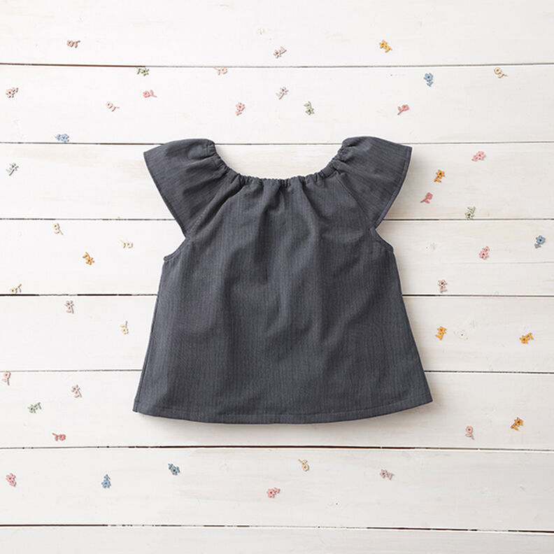 Double Gauze/Muslin – dark grey,  image number 8