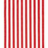 Outdoor Deckchair fabric Longitudinal stripes 44 cm – fire red/white,  thumbnail number 1