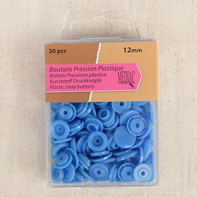 Press Fasteners [ 30 pieces / Ø12 mm   ] – sky blue, 