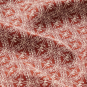 Paisley Diamonds Polyester Satin – copper, 