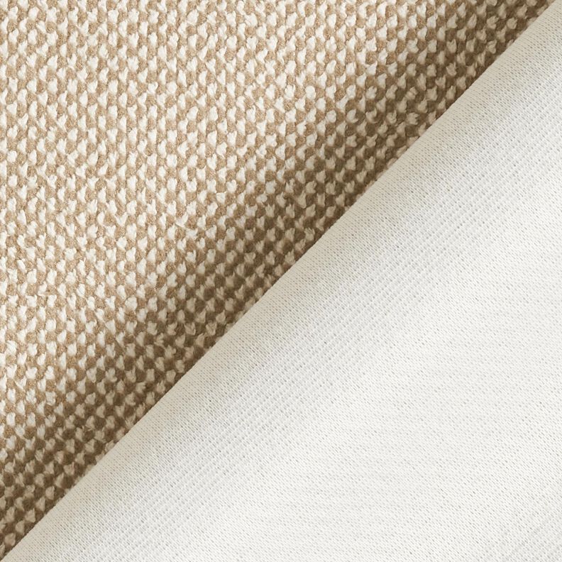 Upholstery Fabric Mottled Soft – dark beige, image number 3