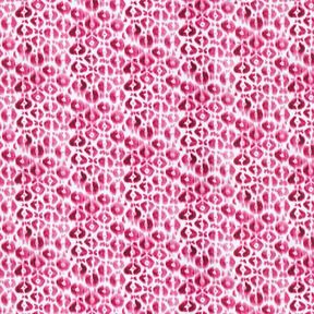 GOTS French terry batik leopard print | TCC x LOOKS by Wolfgang Joop – purple/white, 