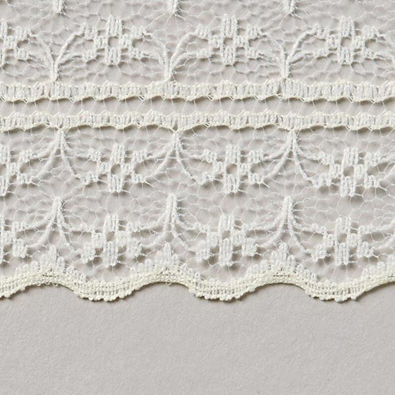 Voile Lace Seam Tape [48 mm] - off-white,  image number 2