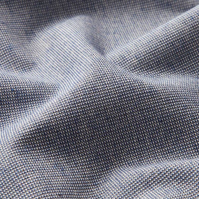 Decorative fabric, ribbed texture, recycled – blue,  image number 2