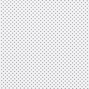Cotton Poplin Little Dots – white/black, 