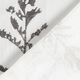 Curtain Fabric Voile fine grass 295 cm – white/black,  thumbnail number 4