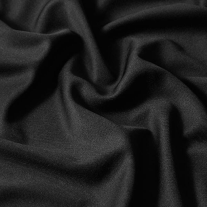 Lightweight Crepe Scuba – black,  image number 2