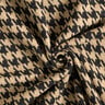 Houndstooth Cotton Blend Coating Fabric – black/anemone,  thumbnail number 3