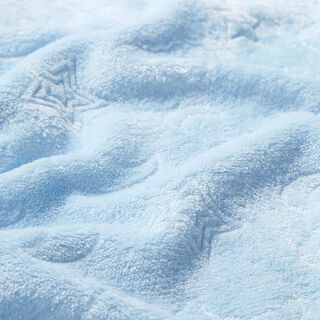 Moon & Stars Cosy Fleece – baby blue, 