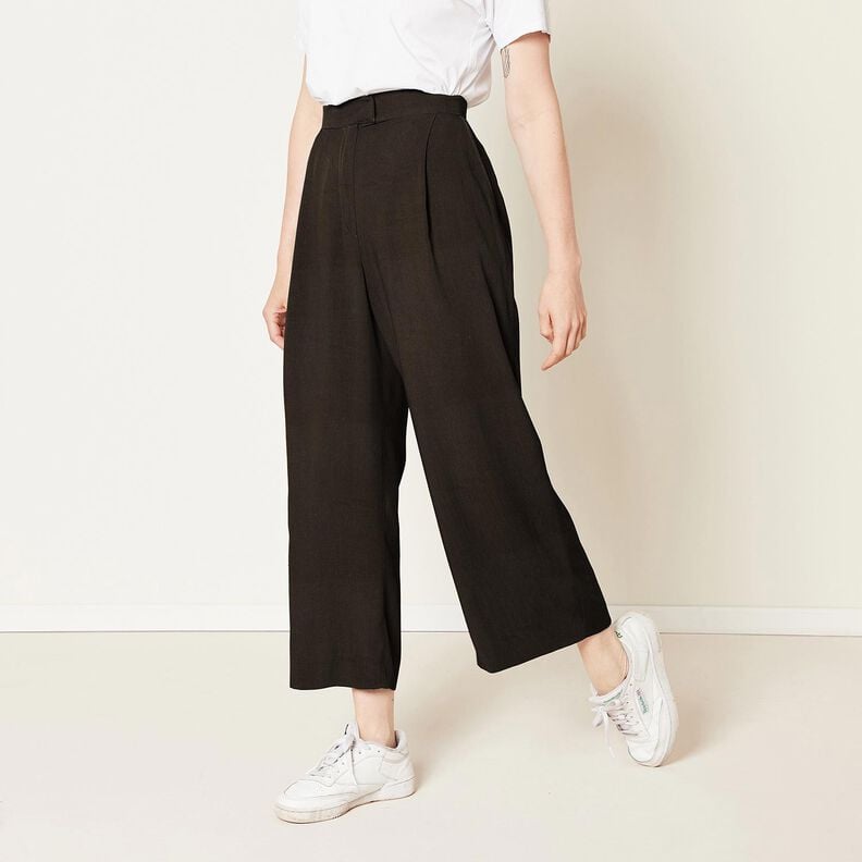 Viscose Stretch Plain – black,  image number 9