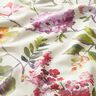 Decor Fabric Canvas Hydrangeas – cream/pale berry,  thumbnail number 2