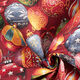 Decor Fabric Tapestry Fabric Christmas Tree Baubles – carmine,  thumbnail number 3