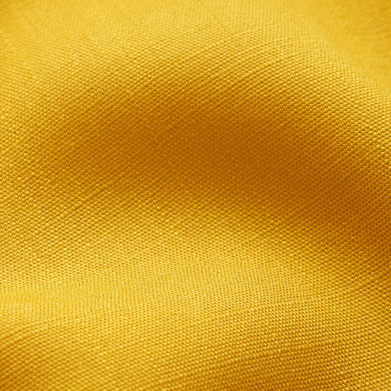 Linen look viscose fabric – curry yellow,  image number 3