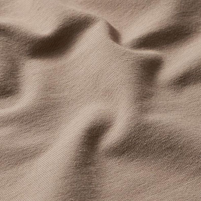 Medium Cotton Jersey Plain – taupe | Remnant 50cm,  image number 2