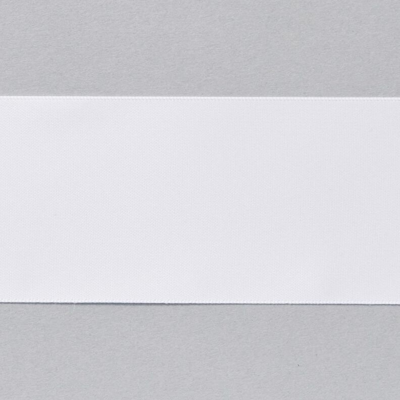 Satin Ribbon [50 mm] – white,  image number 1