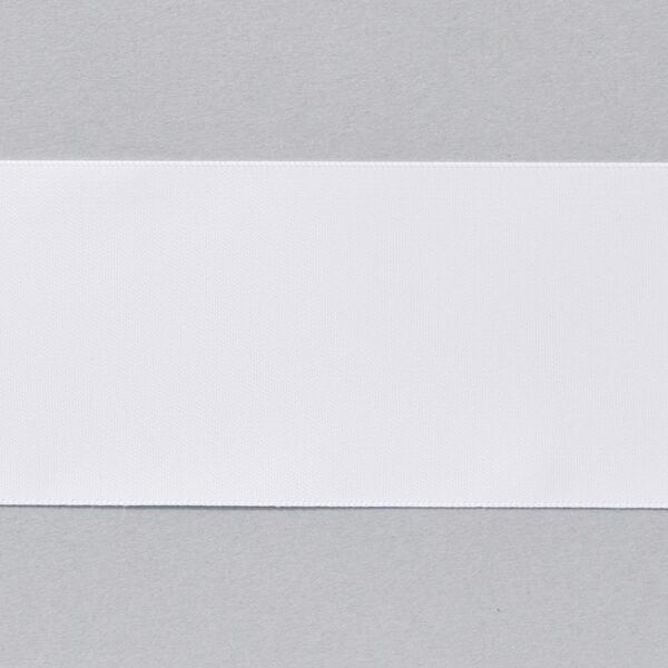Satin Ribbon [50 mm] – white,  image number 1
