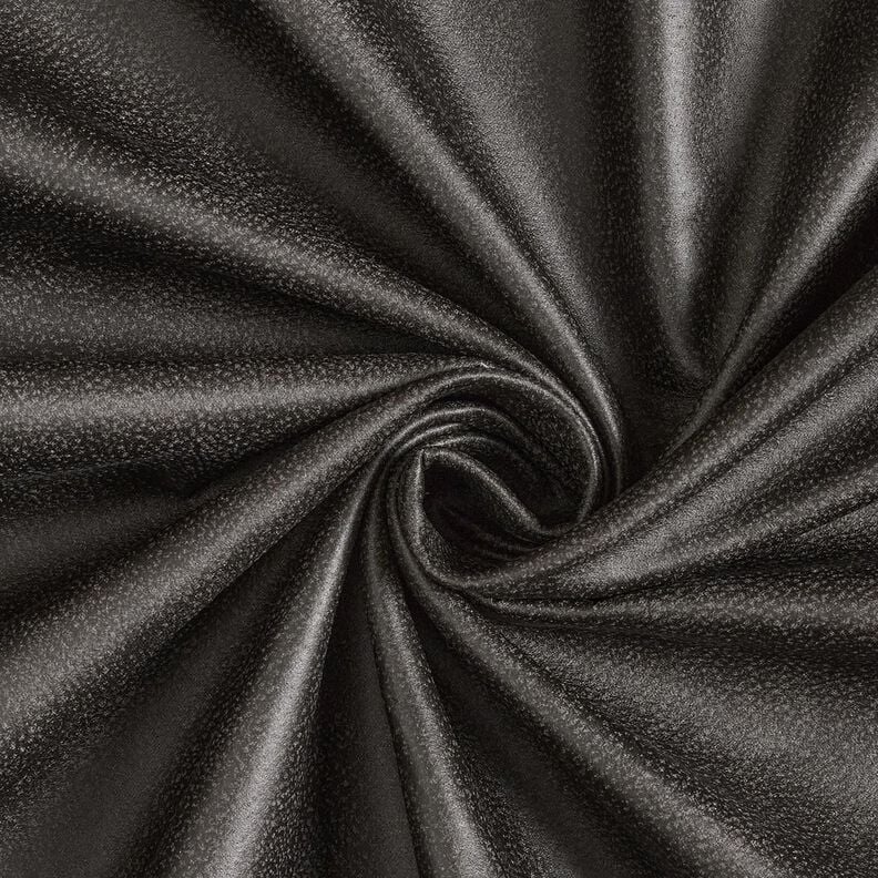 Upholstery Fabric Printed leather look – black,  image number 1