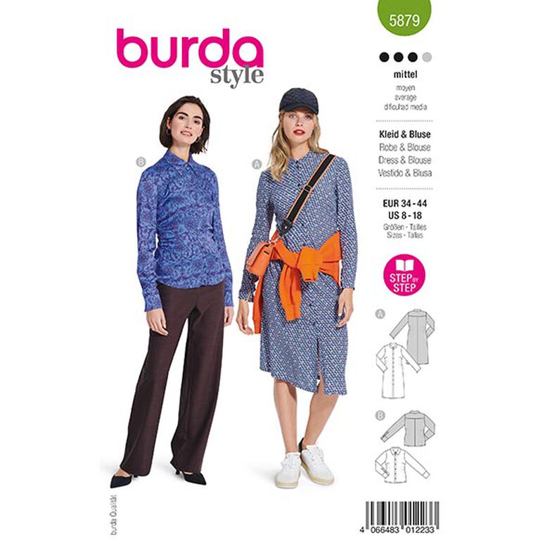 Dress / Blouse | Burda 5879 | 34-44,  image number 1