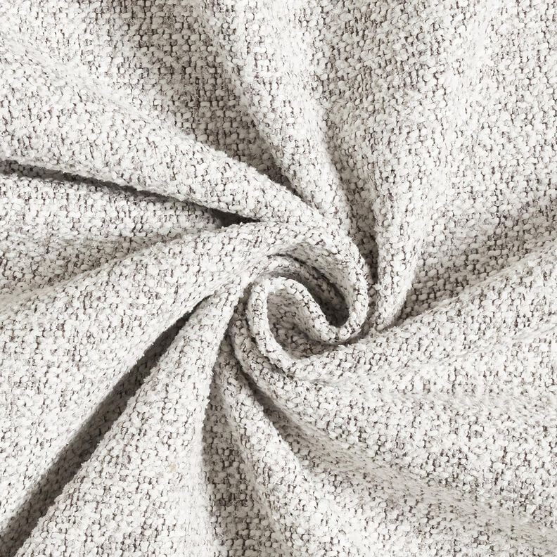 Upholstery Fabric Colourful Weave – silver grey/grey, image number 1