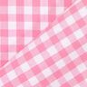 Cotton Vichy check 1 cm – pink/white,  thumbnail number 3