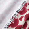 GOTS French terry batik leopard print | TCC x LOOKS by Wolfgang Joop – berry/cream,  thumbnail number 4