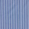 Striped cotton fabric – denim blue/white,  thumbnail number 1