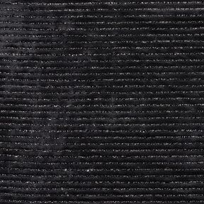 Nicky Velour Glitter Stripes – black/metallic silver, 