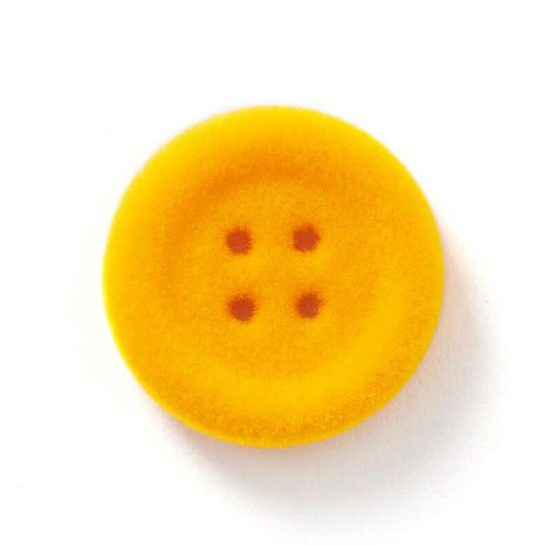 Velvet 4-Hole Button – orange,  image number 1