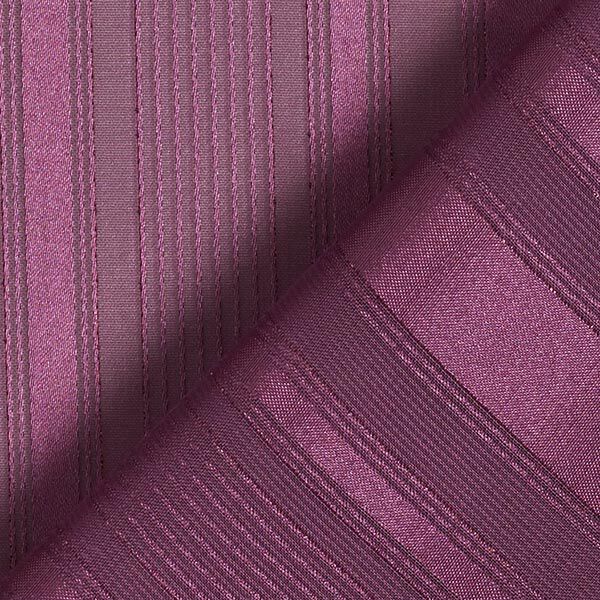 Chiffon with satin stripes & glitter – red lilac,  image number 4