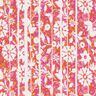 Viscose crepe flowers and branches – orange/pink,  thumbnail number 1