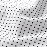 Cotton Poplin Mini polka dots – white/black,  thumbnail number 2