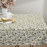 Decor Fabric Half Panama poplar leaves – natural/dark olive,  thumbnail number 8