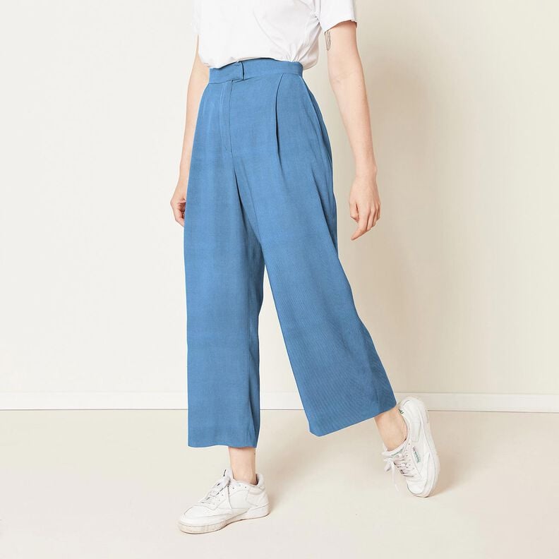 Viscose Stretch Plain – denim blue,  image number 9