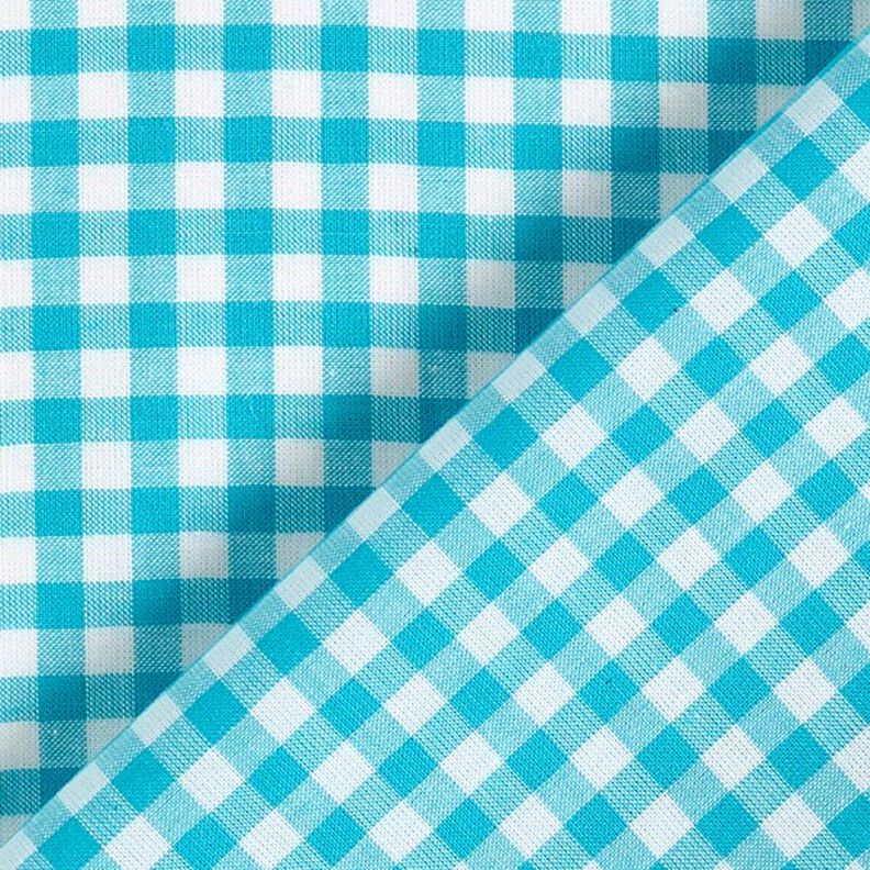 Gingham Cotton – light turquoise,  image number 4