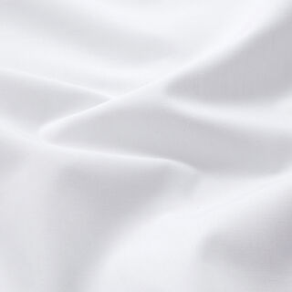 Poplin cotton blend plain – white, 