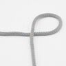 Cotton cord Lurex [Ø 5 mm] – elephant grey,  thumbnail number 1