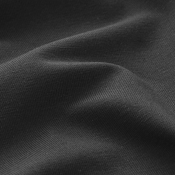 Medium Cotton Jersey Plain – black,  image number 4