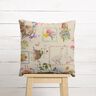 Decor Fabric Half Panama Easter collage – natural/pink,  thumbnail number 8