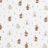 Cotton Jersey Cute Bunnies Digital Print – ivory,  thumbnail number 1