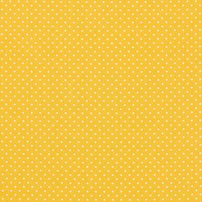 Cotton Poplin Little Dots – mustard/white, 