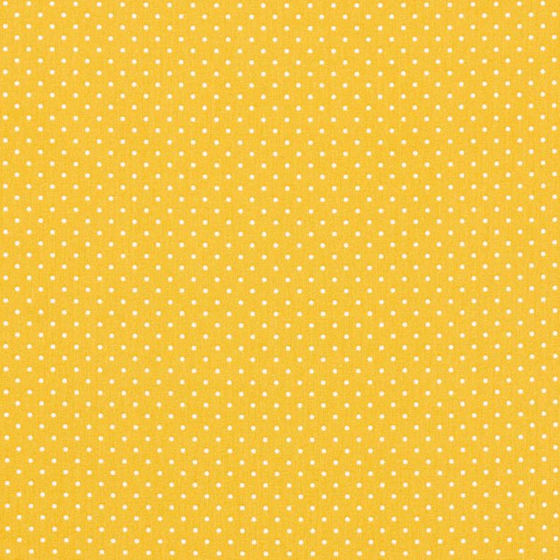 Cotton Poplin Little Dots – mustard/white,  image number 1