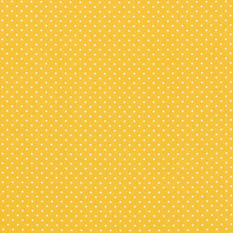 Cotton Poplin Little Dots – mustard/white,  image number 1