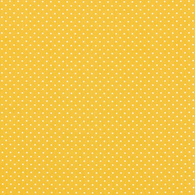 Cotton Poplin Little Dots – mustard/white, image number 1