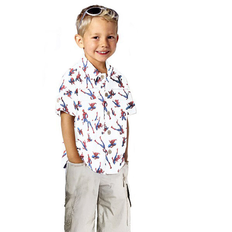 Cretonne Licensed Fabric Spiderman | Marvel – white,  image number 6