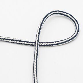Cotton cord 2-colour [Ø 8 mm] – midnight blue, 