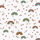 Cotton Jersey leopard print rainbow – white,  thumbnail number 1