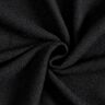 Lightweight viscose and wool blend knitted fabric – black,  thumbnail number 1