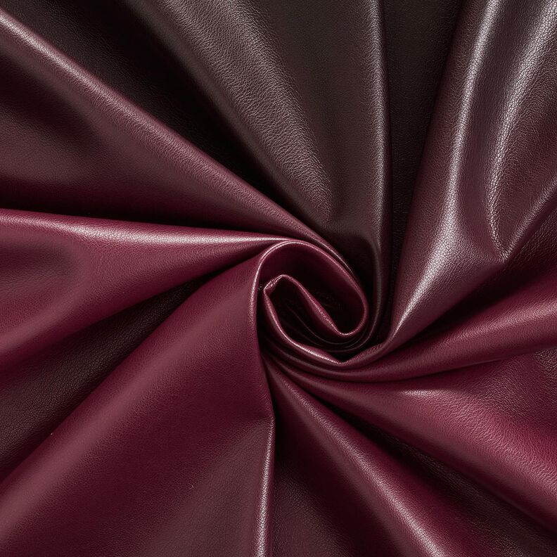 Imitation Leather Ombre | Katia Fabrics – black/burgundy, image number 3